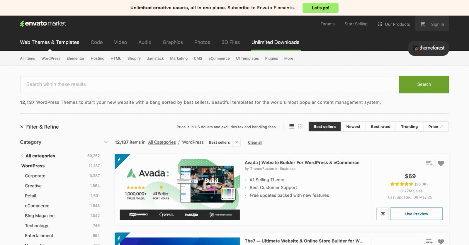 Envato Market Product Review