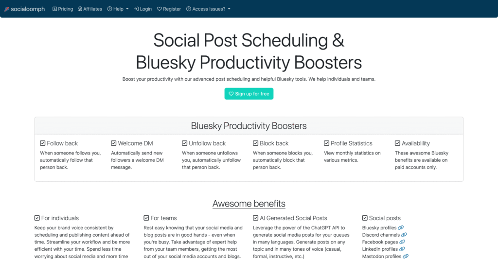 Social Oomph Product Review