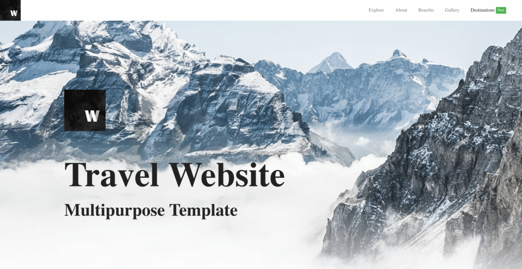 Travel Website Template
